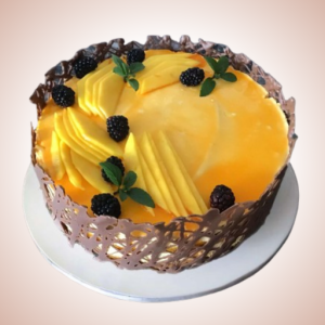 Mango Blackberry Delight Cake