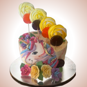Enchanting Unicorn Fantasy Cake for Kids