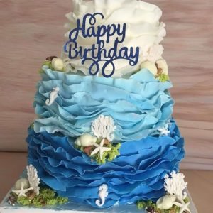 Ocean Bliss Birthday Cake