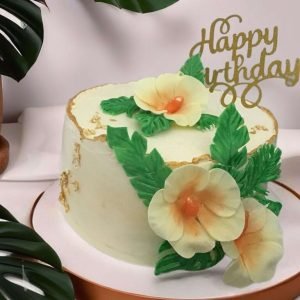 Elegance: Floral Birthday Cake