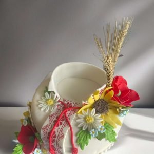 Handcrafted Floral Celebration Cake