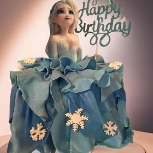 Enchanting Winter Wonderland Birthday Cake for Kids