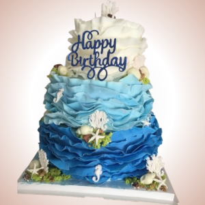 Ocean Bliss Birthday Cake