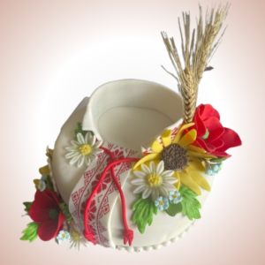 Handcrafted Floral Celebration Cake