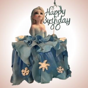Enchanting Winter Wonderland Birthday Cake for Kids