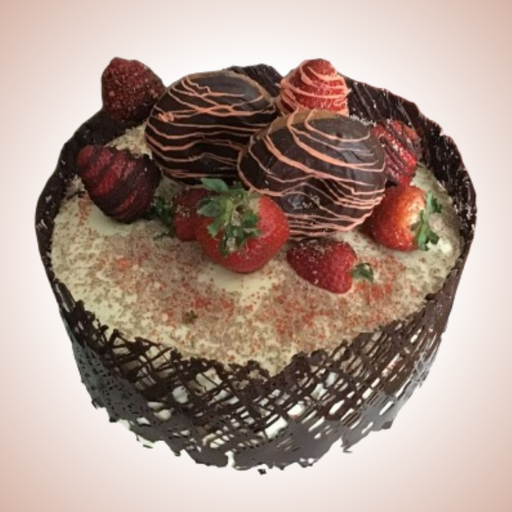 Decadent Chocolate Strawberry Delight Cake