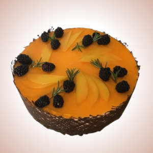 Mango Blackberry Delight Cake