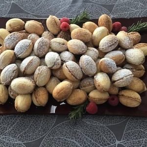 Nut-Filled Walnut-Shaped Cookies