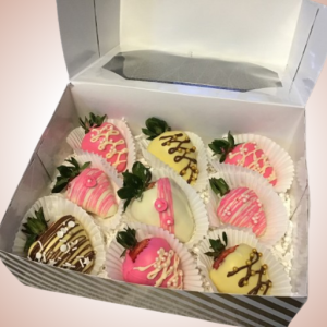 Gourmet Chocolate-Covered Strawberries Gift Box