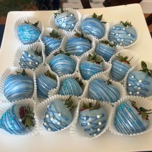 Blue-Covered Strawberries