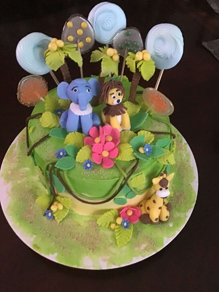 Jungle Safari Themed Cake - Image 2