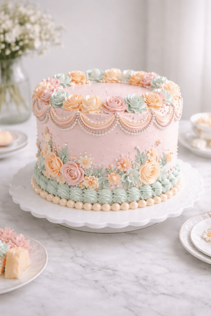 Trendy birthday cake Edmonton