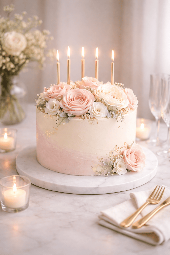 elegant birthday cake Edmonton